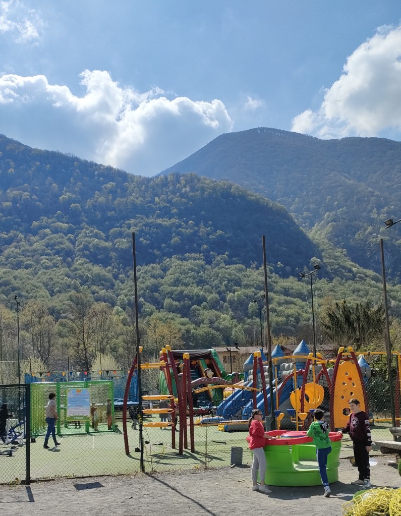 Speeltuin bij de camping